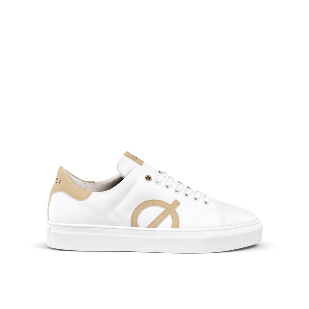 Loci Women's White Nine Logo Low-Top Sneakers Shoes Size 40 (9) - NWT